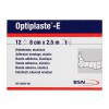Optiplaste-E (ex-Elastoplast-E) 8 cm x 2,5 m: Elastischer Klebeband aus Baumwolle und Viskose (Karton mit 12 Stück)